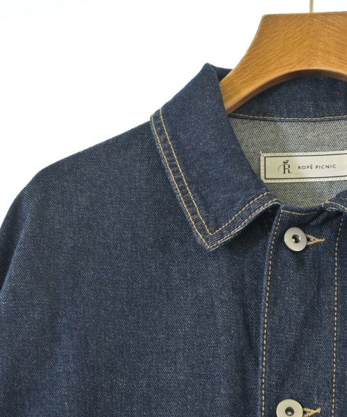ROPE Picnic（ロペ　ピクニック）カジュアルシャツ 紺 サイズ:38(M位) レディース/2200620707015