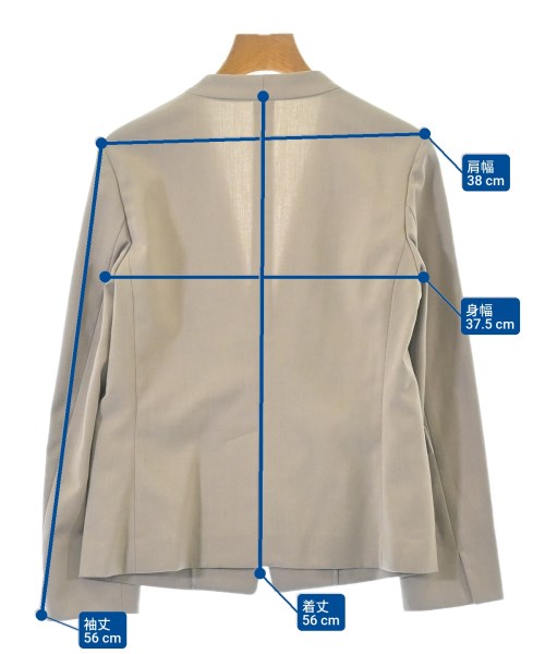 ROPE Picnic（ロペ　ピクニック）ノーカラージャケット ベージュ サイズ:36(S位) レディース/2200625379040