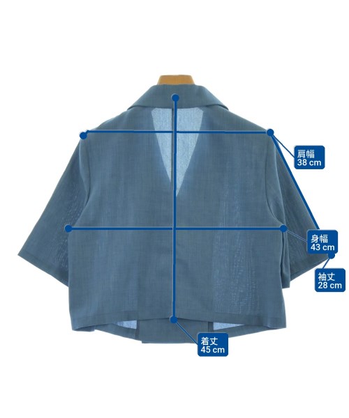 ROPE Picnic（ロペ　ピクニック）カジュアルジャケット 青 サイズ:38(M位) レディース/2200622305059