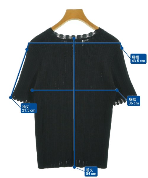 ROPE Picnic（ロペ　ピクニック）ニット・セーター 黒 サイズ:38(M位) レディース/2200621137071