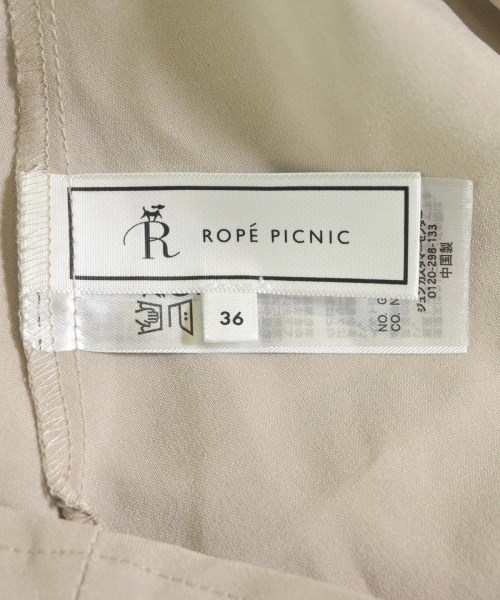 ROPE Picnic（ロペ　ピクニック）シャツワンピース ベージュ サイズ:36(S位) レディース/2200608516028