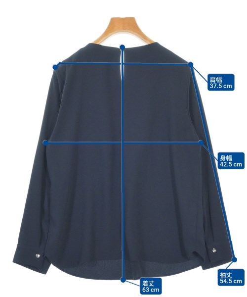 ROPE Picnic（ロペ　ピクニック）カジュアルシャツ 紺 サイズ:38(M位) レディース/2200614024029