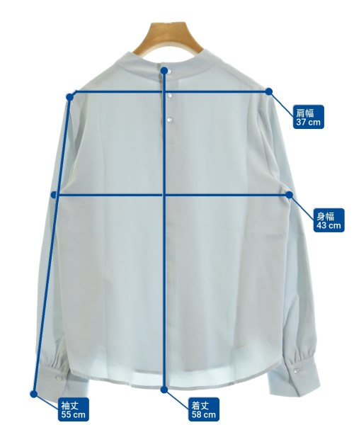 ROPE Picnic（ロペ　ピクニック）ブラウス 青 サイズ:36(S位) レディース/2200614519129