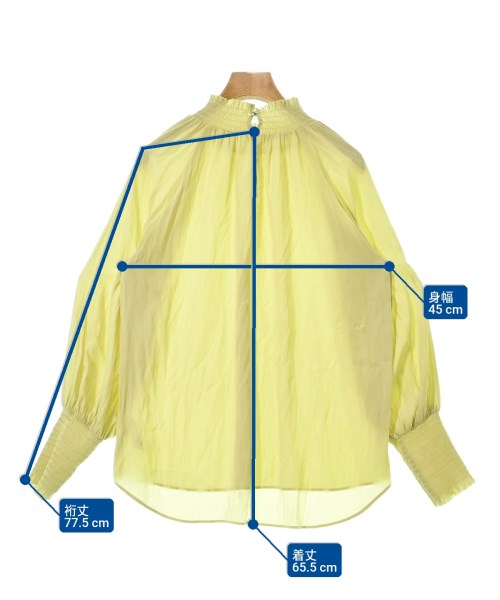 ROPE Picnic（ロペ　ピクニック）ブラウス 黄 サイズ:38(M位) レディース/2200668285025