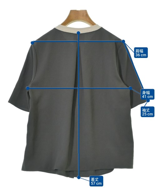 ROPE Picnic（ロペ　ピクニック）ブラウス グレー サイズ:36(S位) レディース/2200669576085