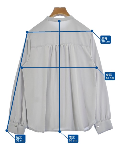 ROPE Picnic（ロペ　ピクニック）ブラウス グレー サイズ:38(M位) レディース/2200671189013