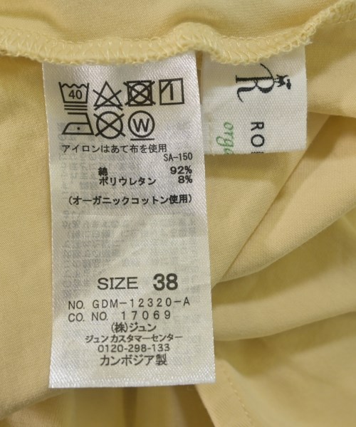 ROPE Picnic（ロペ　ピクニック）ノースリーブ 黄 サイズ:38(M位) レディース/2200675907026