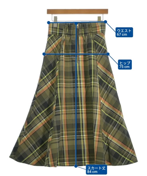 ROPE Picnic（ロペ　ピクニック）ロング・マキシ丈スカート 緑 サイズ:38(M位) レディース/2200673271020