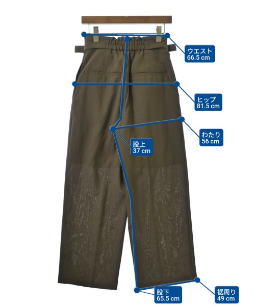 ROPE Picnic（ロペ　ピクニック）スラックス 茶 サイズ:38(M位) レディース/2200676720020