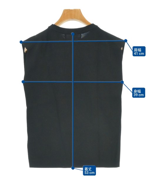 ROPE Picnic（ロペ　ピクニック）ベスト 黒 サイズ:38(M位) レディース/2200676381023