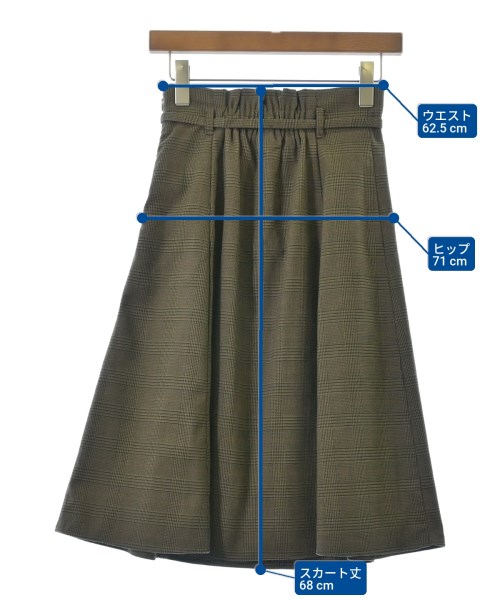 ROPE Picnic（ロペ　ピクニック）ロング・マキシ丈スカート 茶 サイズ:36(S位) レディース/2200676635034