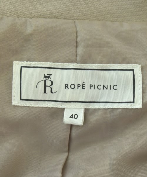 ROPE Picnic（ロペ　ピクニック）ノーカラージャケット ベージュ サイズ:40(M位) レディース/2200688216092