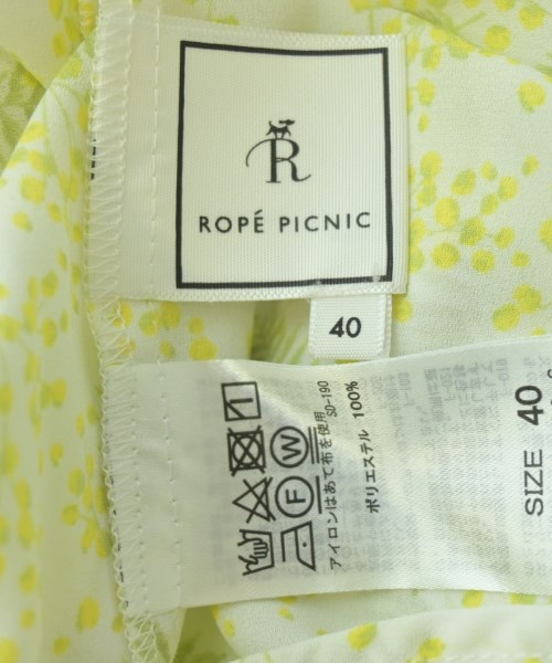 ROPE Picnic（ロペ　ピクニック）ブラウス 黄 サイズ:40(M位) レディース/2200692335086