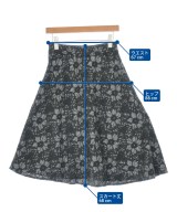 ROPE Picnic（ロペ　ピクニック）ひざ丈スカート 黒 サイズ:38(M位) レディース/2200654867037