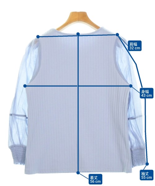 ROPE Picnic（ロペ　ピクニック）Tシャツ・カットソー 青 サイズ:38(M位) レディース/2200657324162