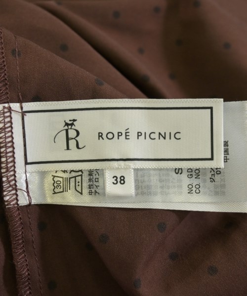 ROPE Picnic（ロペ　ピクニック）ブラウス 茶 サイズ:38(M位) レディース/2200709020059
