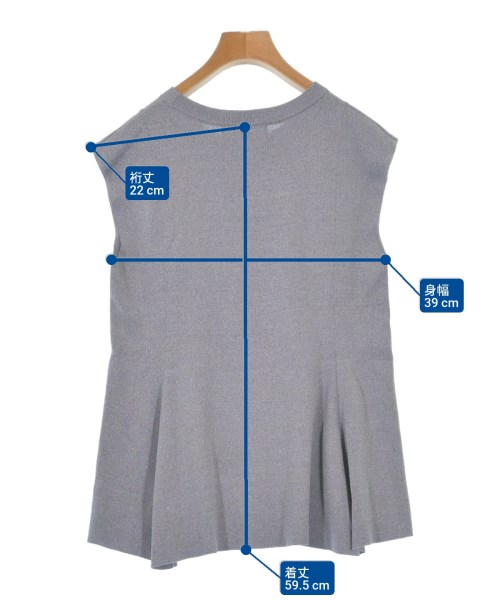 ROPE Picnic（ロペ　ピクニック）ニット・セーター グレー サイズ:38(M位) レディース/2200645391046