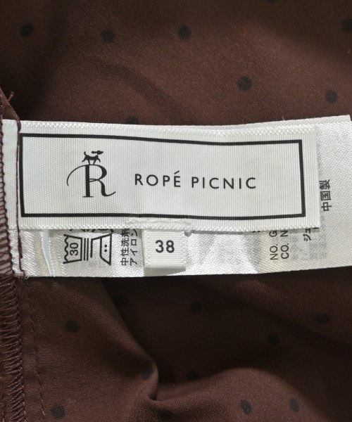 ROPE Picnic（ロペ　ピクニック）カジュアルシャツ 茶 サイズ:38(M位) レディース/2200639094052
