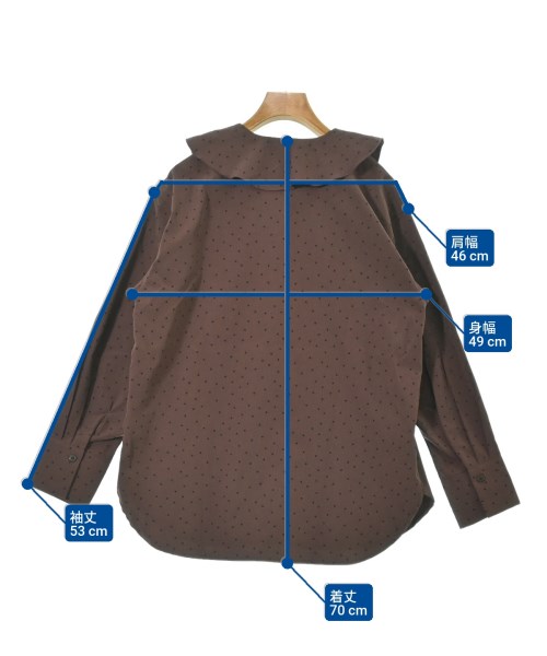 ROPE Picnic（ロペ　ピクニック）カジュアルシャツ 茶 サイズ:38(M位) レディース/2200639094052