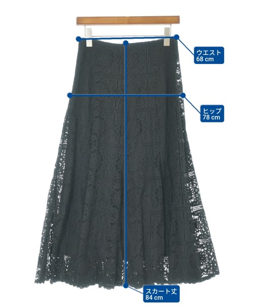 ROPE Picnic（ロペ　ピクニック）ロング・マキシ丈スカート 黒 サイズ:38(M位) レディース/2200637181129