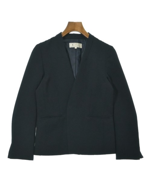 ROPE Picnic(ロペ　ピクニック)ノーカラージャケット 紺 サイズ:38(M位)/2200642357038