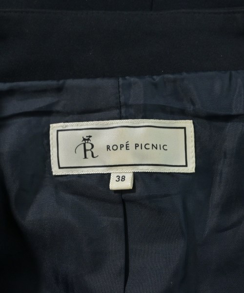 ROPE Picnic（ロペ　ピクニック）ノーカラージャケット 紺 サイズ:38(M位) レディース/2200642357038