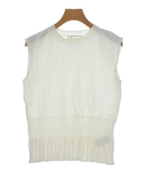 ROPE Picnic(ロペ　ピクニック)ベスト/ノースリーブ 白 サイズ:38(M位)/2200645730029