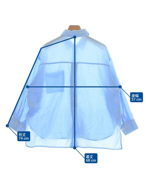 ROPE Picnic（ロペ　ピクニック）カジュアルシャツ 青 サイズ:38(M位) レディース/2200659949011