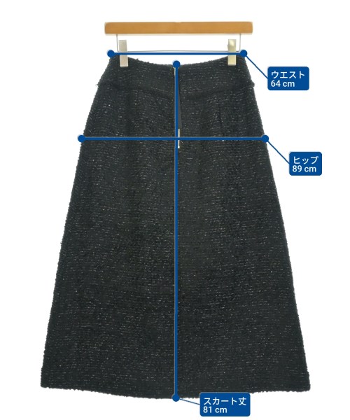 ROPE Picnic（ロペ　ピクニック）ロング・マキシ丈スカート 黒 サイズ:38(M位) レディース/2200663902125