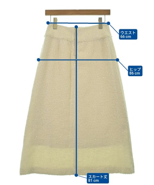 ROPE Picnic（ロペ　ピクニック）ロング・マキシ丈スカート 白 サイズ:38(M位) レディース/2200663902132