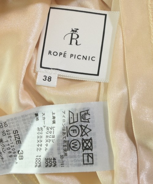 ROPE Picnic（ロペ　ピクニック）ワンピース 黄 サイズ:38(M位) レディース/2200664343132