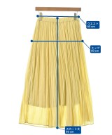 ROPE Picnic（ロペ　ピクニック）ロング・マキシ丈スカート 黄 サイズ:38(M位) レディース/2200667948020