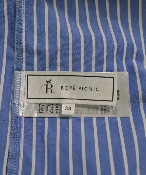 ROPE Picnic（ロペ　ピクニック）カジュアルシャツ 青 サイズ:38(M位) レディース/2200723999294