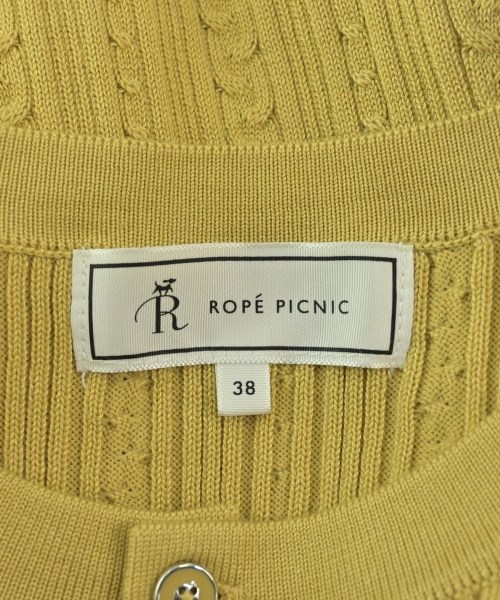 ROPE Picnic（ロペ　ピクニック）カーディガン 黄 サイズ:38(M位) レディース/2200688202088