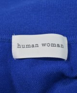HUMAN WOMAN（ヒューマン　ウーマン）ニット・セーター 青 サイズ:M レディース/2200638221022