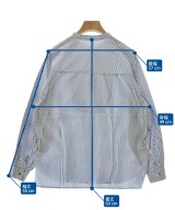 HUMAN WOMAN（ヒューマン　ウーマン）ブラウス 紺 サイズ:S レディース/2200630053232