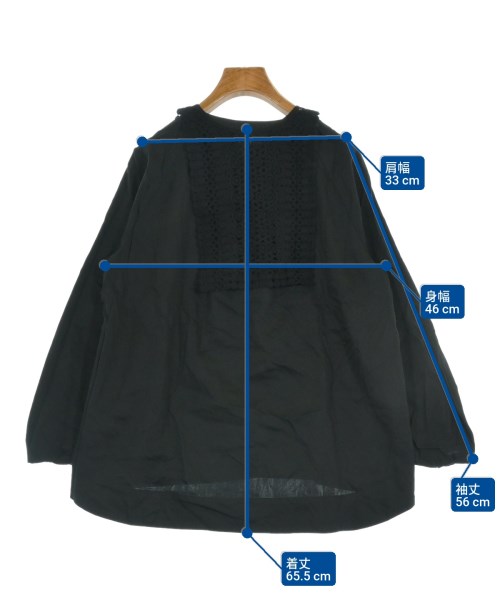 HUMAN WOMAN（ヒューマン　ウーマン）Tシャツ・カットソー 黒 サイズ:M レディース/2200627826115