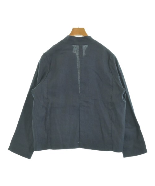 HUMAN WOMAN（ヒューマン　ウーマン）ノーカラージャケット 紺 サイズ:M レディース/2200642492029