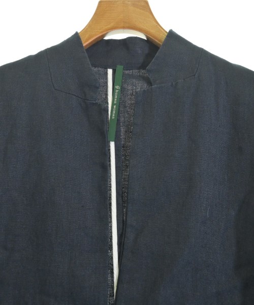 HUMAN WOMAN（ヒューマン　ウーマン）ノーカラージャケット 紺 サイズ:M レディース/2200642492029