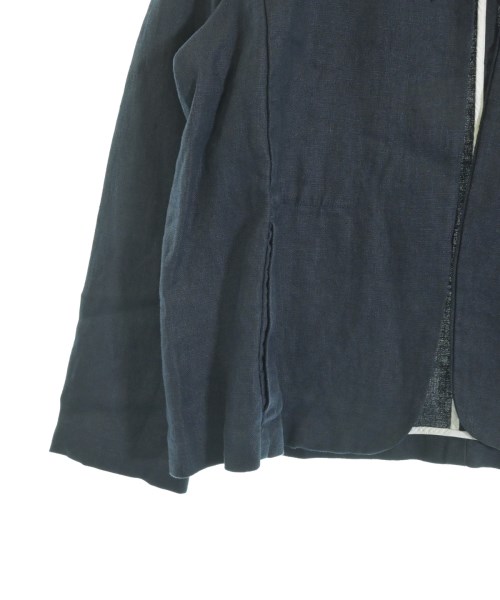 HUMAN WOMAN（ヒューマン　ウーマン）ノーカラージャケット 紺 サイズ:M レディース/2200642492029