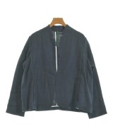 HUMAN WOMAN（ヒューマン　ウーマン）ノーカラージャケット 紺 サイズ:M レディース/2200642492029