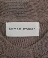 HUMAN WOMAN（ヒューマン　ウーマン）カーディガン 茶 サイズ:M レディース/2200632933044