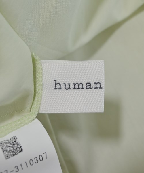 HUMAN WOMAN（ヒューマン　ウーマン）カジュアルシャツ 緑 サイズ:M レディース/2200642719225