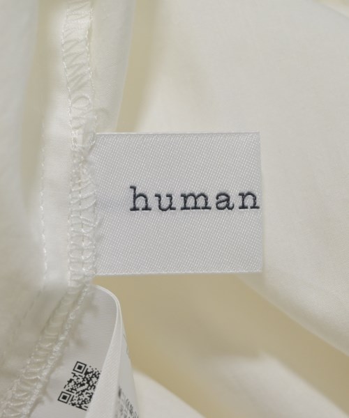 HUMAN WOMAN（ヒューマン　ウーマン）カジュアルシャツ 白 サイズ:M レディース/2200642719300