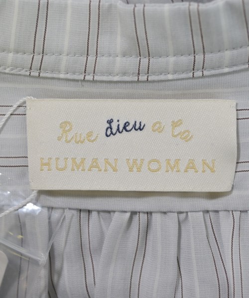 HUMAN WOMAN（ヒューマン　ウーマン）カジュアルシャツ グレー サイズ:M レディース/2200642719423