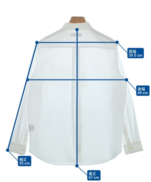 HUMAN WOMAN（ヒューマン　ウーマン）カジュアルシャツ 白 サイズ:M レディース/2200642719447