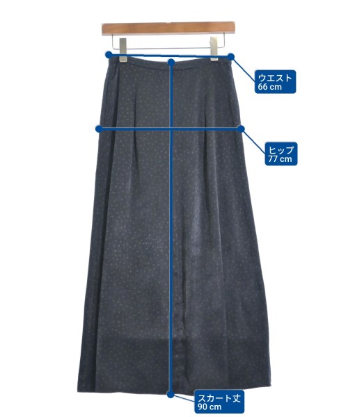 HUMAN WOMAN（ヒューマン　ウーマン）ロング・マキシ丈スカート 紺 サイズ:M レディース/2200642719454