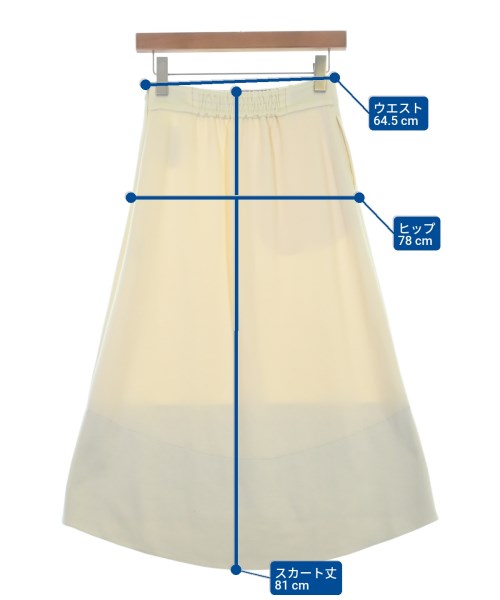 HUMAN WOMAN（ヒューマン　ウーマン）ロング・マキシ丈スカート 白 サイズ:S レディース/2200642719461