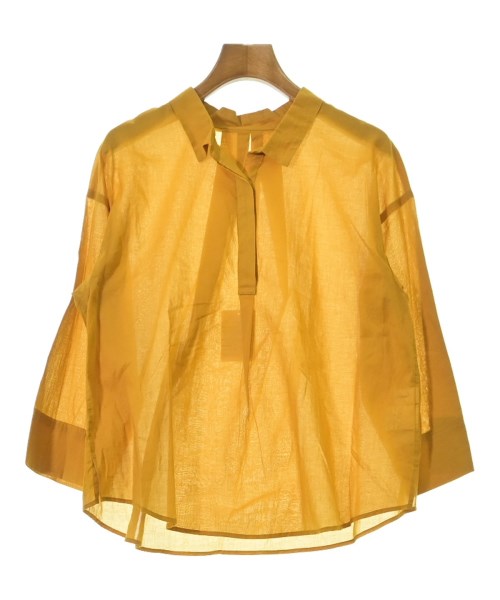 HUMAN WOMAN(ヒューマン　ウーマン)ブラウス 黄 サイズ:S/2200642719973