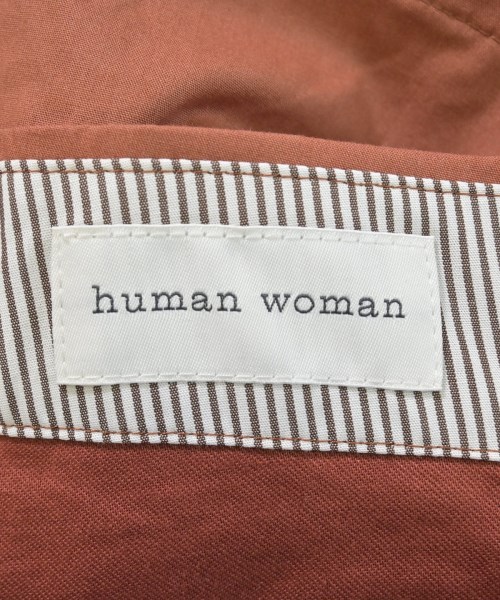 HUMAN WOMAN（ヒューマン　ウーマン）クロップドパンツ 茶 サイズ:M レディース/2200642719980
